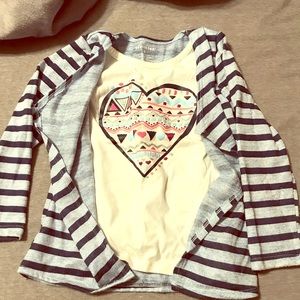 Girls long sleeve casual wear shirt